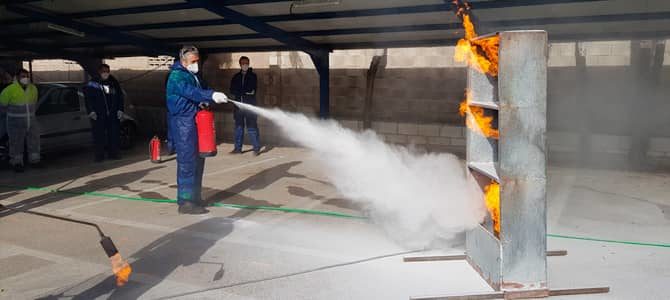 Formación en Extinción de Incendios en Trabit